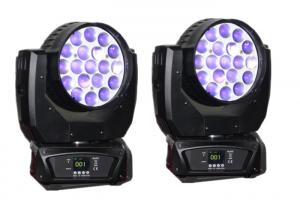 China Small Stage Lighting 19 * 12W Beam LED Moving Head Light / LED Spot Moving Heads on sale