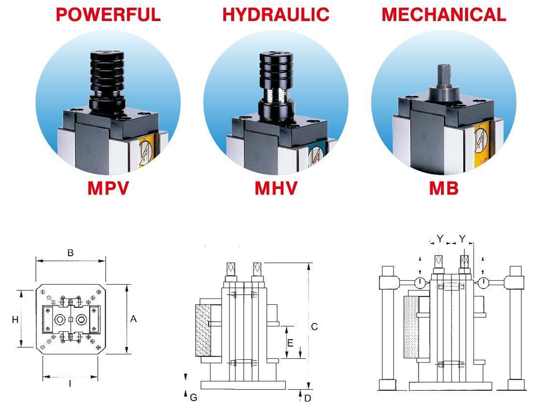 MB-2V 2 SET IN ONE UNIT VERTICAL PRECISION VICE