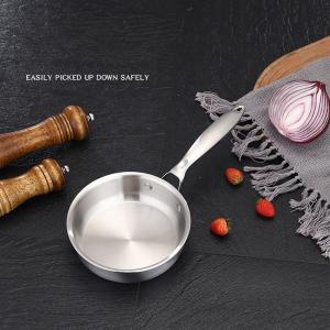 Wholesale Best Selling 16cm Stainless Steel Polish Induction Fry Pan Cooking Pan Cookware With Removable Handle from china suppliers