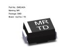 Smb SMD TVS Diode 58V 600W Esd Suppressors SMBJ58CA