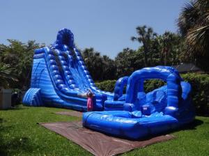 Wholesale Large Cyclone 32ft Tall Massive Inflatable Water Slides For Big Amusement Park Or Event from china suppliers