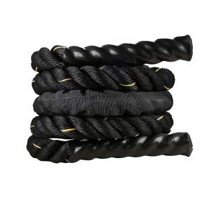 Wholesale Fitness Jump Rope Upgrade Weight-Bearing Jump Rope Polyester Nylon Thick Rope Enhanced Physical Fitness Training from china suppliers