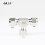 Industry and Semiconductor Industry Tube Reducing Tee Fitting Made of Stainless