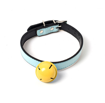 leather cat collar with bell