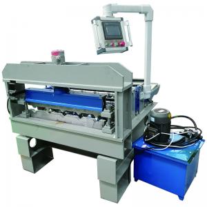 China Silo Sheet Corrugated Sheet Roll Forming Machine 18.5kw Servo Motor on sale