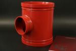 Military Ship Piping System Grooved Tee Fittings 362 PSI End Pressure Rating