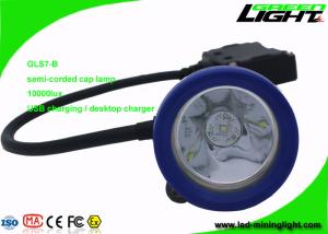 Wholesale Semi - Corded Mining Cap Lights 10000Lux Compact Resistant With 1 Main Light 6 SMD from china suppliers