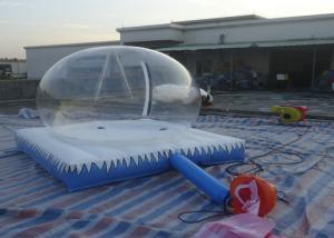 Wholesale Christmas Inflatable Snow Globe Clear With Air Mattress and Zipper from china suppliers