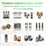 Straight Durable Mold Sprue Bushing , Metal CNC Lathe Components