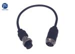Car Rear View Camera Aviation Cable 8 Pin With Male To Female Gx16 Connector