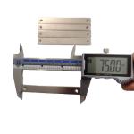 N42 Long Industrial Neodymium 75 X 10 X 3mm Magnets for Generators / Motors with