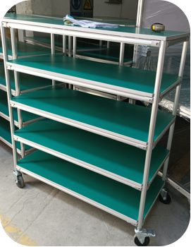 Wholesale Trolley/Lean pipe workbench/Assembly line from china suppliers