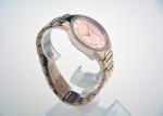Stainless Steel Quartz Ladies Watches IP / PVD Rose Gold Two Layers Dial