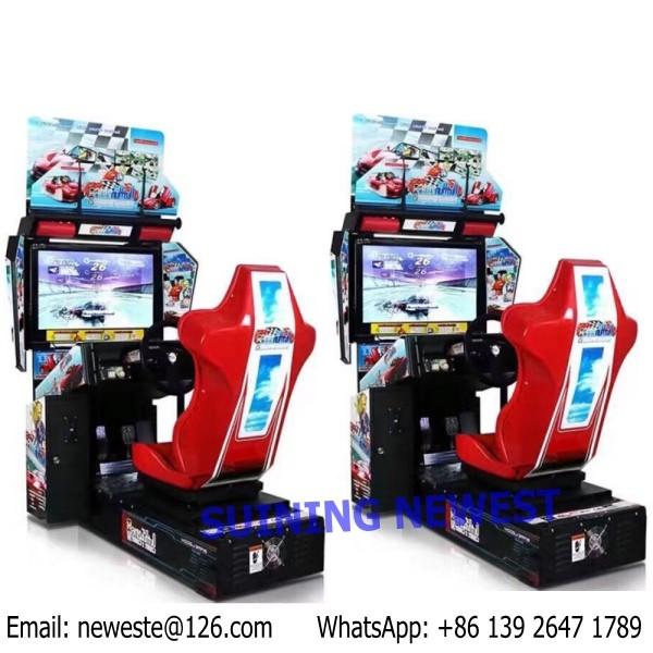 Amusement Equipment Outrun Coin Operated Video Arcade Machine Driving Simulator