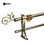 25/19MM Patterned Iron Pipe Curtain Rod For House Decoration