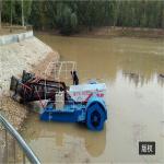 4.5m Length 65KW 2500m3 Aquatic Weed Harvester Paddle Wheel Drive