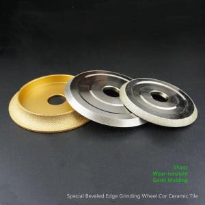 Wholesale 100mm Vacuum Brazed Diamond Grinding Wheel For Ceramic Tiles from china suppliers
