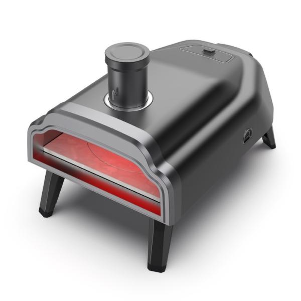 78.7*43.5*45.6cm Portable Mini Woodfire Pellet Pizza Maker Oven With Rotating