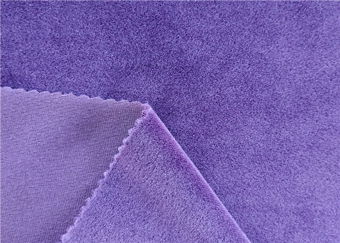 1.5mm Super Soft Velvet Polyester Spandex Velvet Fabric Plush Fabric For Garment