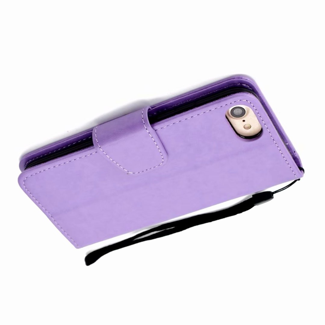 Embossed Mermaid Mariner Spirit Leather Wallet Case for iPhone