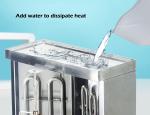 2 Burners Electric Vertical Rotisserie Chicken Broiler for Automatic Meat