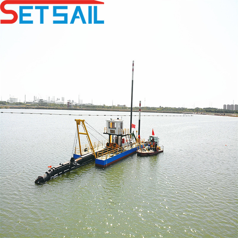 Weichai Diesel Engine Cutter Suction Sand Dredger with HDPE Pipe
