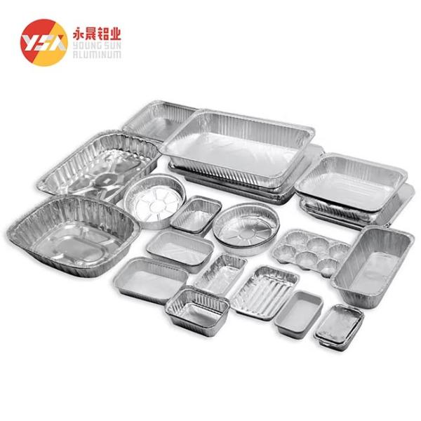 Aluminum Foil Lunch Box Customized According To Drawings O Temper ＞0.05mm
