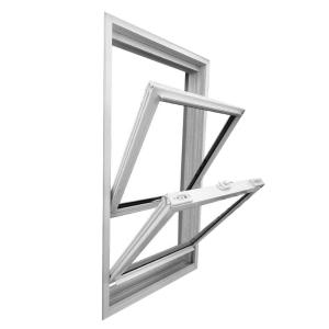Wholesale OEM Up And Down UPVC Double Hung Window Slim Frame from china suppliers