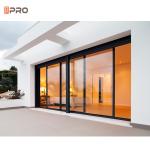 Automatic Interior Aluminium Sliding Glass Doors CW Waterproof System
