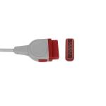 IBP Adapter Cable compatible for Ge Maruqette Monito to B.Braun transducer