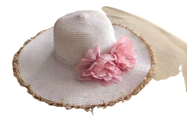 Customize Wholesale Summer Wide Brim Sun Hat Natural Straw Hats Custom Beach