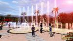 Multicolored LED Stainless Net Dry Floor Fountains