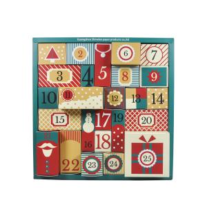 Wholesale Custom Countdown Calendar Gift Box Christmas Advent Calendar Blind Box Gift Packaging Surprise Box Customization from china suppliers
