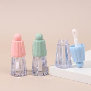 Wholesale Cosmetic Type Lip Gloss 4.5ml Plastic Tube With Umbrella Shape Cover In Various Colors from china suppliers
