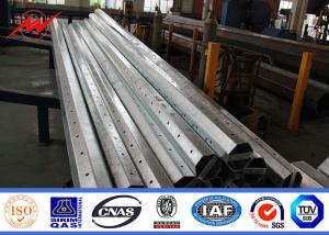 Wholesale 5KN Steel Tubular Electric Power Transmission Poles 20kv 9M - 11.8M For Street from china suppliers