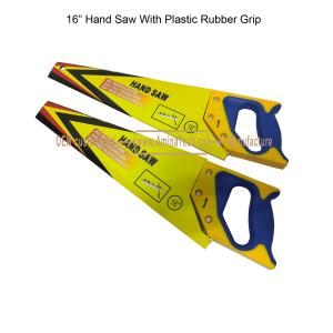 China 16” Hand Saw With Plastic Rubber Grip,Hand Tools on sale