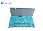 Blue Color Fiber Optic Tray 16 Port Plastic Grey White Cover For Loading SC