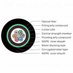Double Jacket Armored 24 Core GYTY53 Underground Fiber Optic Cable