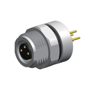 Wholesale M8 A Code TPU GF Waterproof Power Connector 6p Female Panel Mount Connector from china suppliers