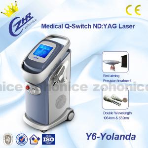 Wholesale 1064nm / 532nm Tattoo Removal Laser Machine Mini For Dermatology Beauty Salon from china suppliers
