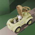 Basic Seat Type Car Style Kids Handcart for Boys Girls Customized Toddler Ride