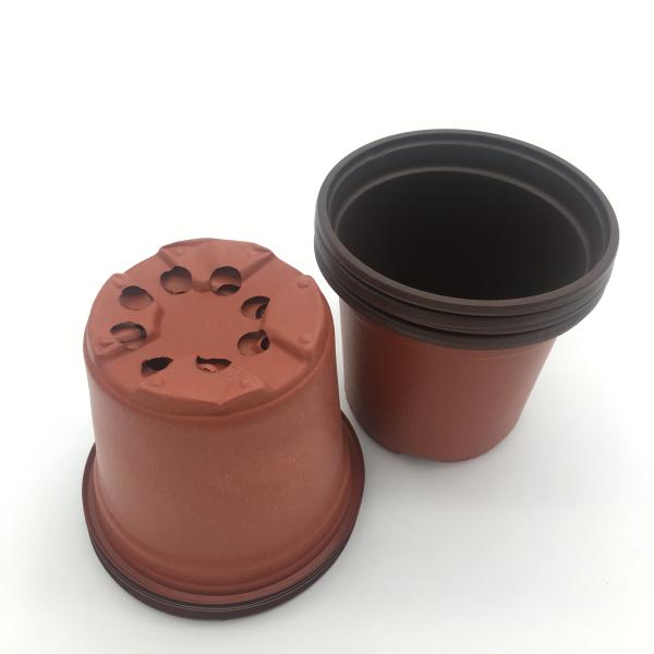 New style Black flower plant pot Plastic pots large plastic garden pots for