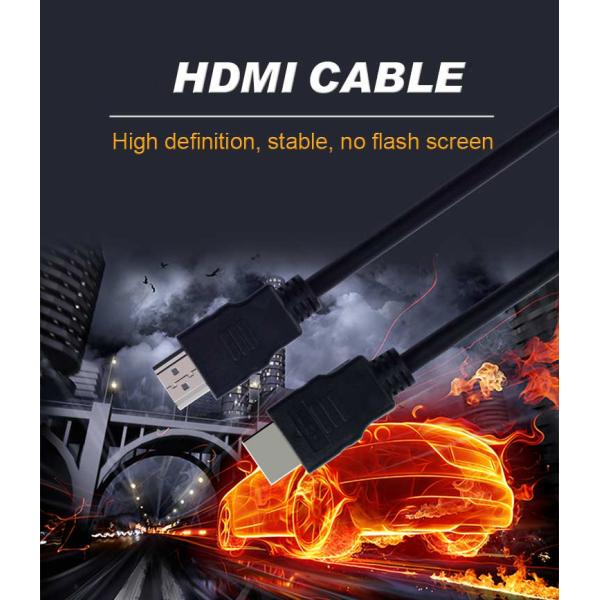 High Performance Etherne 4k HDMI Cable 1m 1.5m 3m Anti Interference