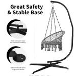 Wirecutter Hanging Hammock Chair Iron Tube Frame Construction