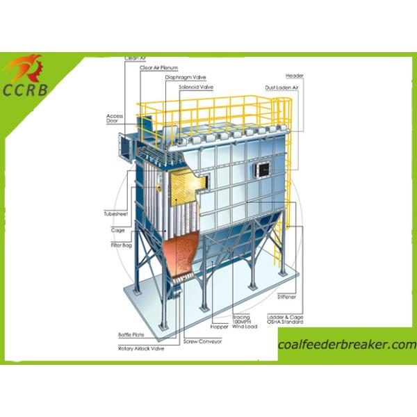 Bag Dust Collector Structure Drawing