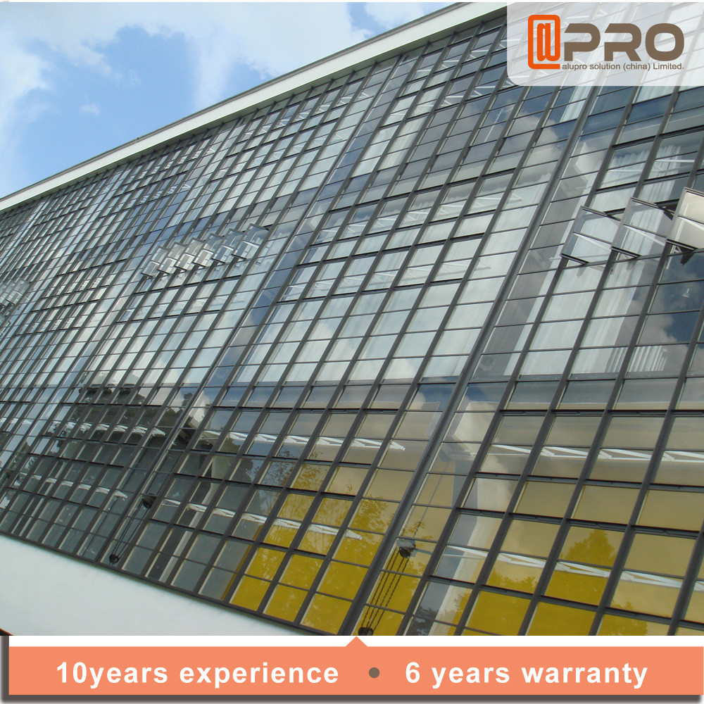 Hidden Mesh Screen 6mm Structural Glass Curtain Wall