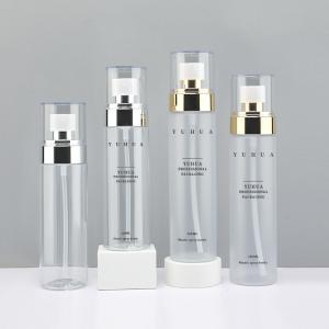 Wholesale 120ml 150ml Empty Spray Bottle Frosted Transparent Fine Mist Spray Bottles For Makeup Toner from china suppliers