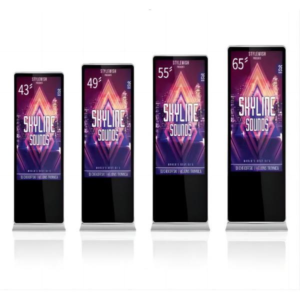 Capacitive touch Commercial Display Touch Kiosk Interactive Digital Signage For Business display