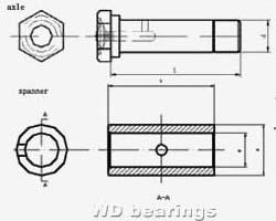 Wholesale Casters wheel components SPANNER 06C36-2SS from china suppliers
