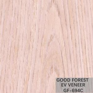 China Natural Reconstituted Engineered Wood Veneer EV European Oak on sale